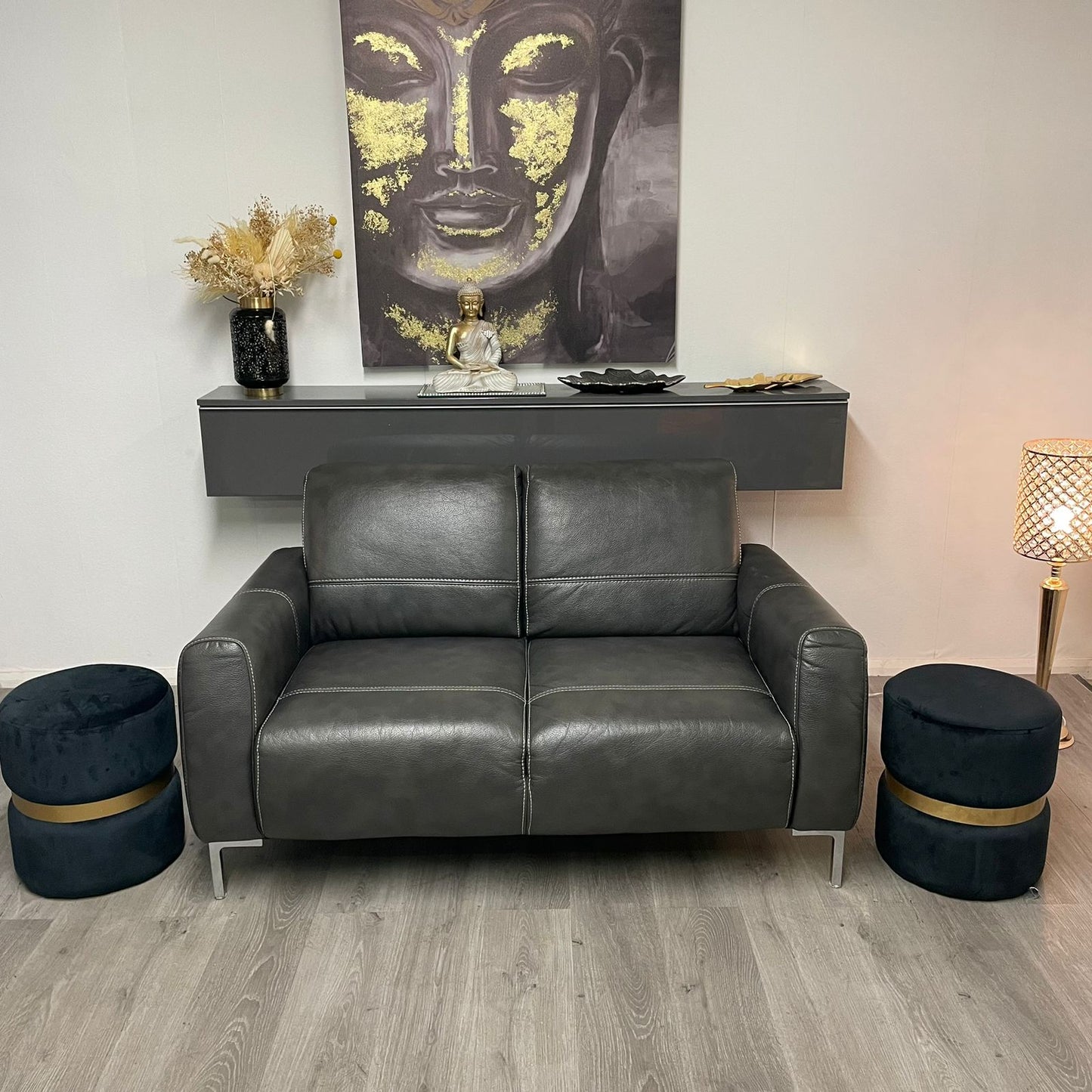Loveseat en cuir