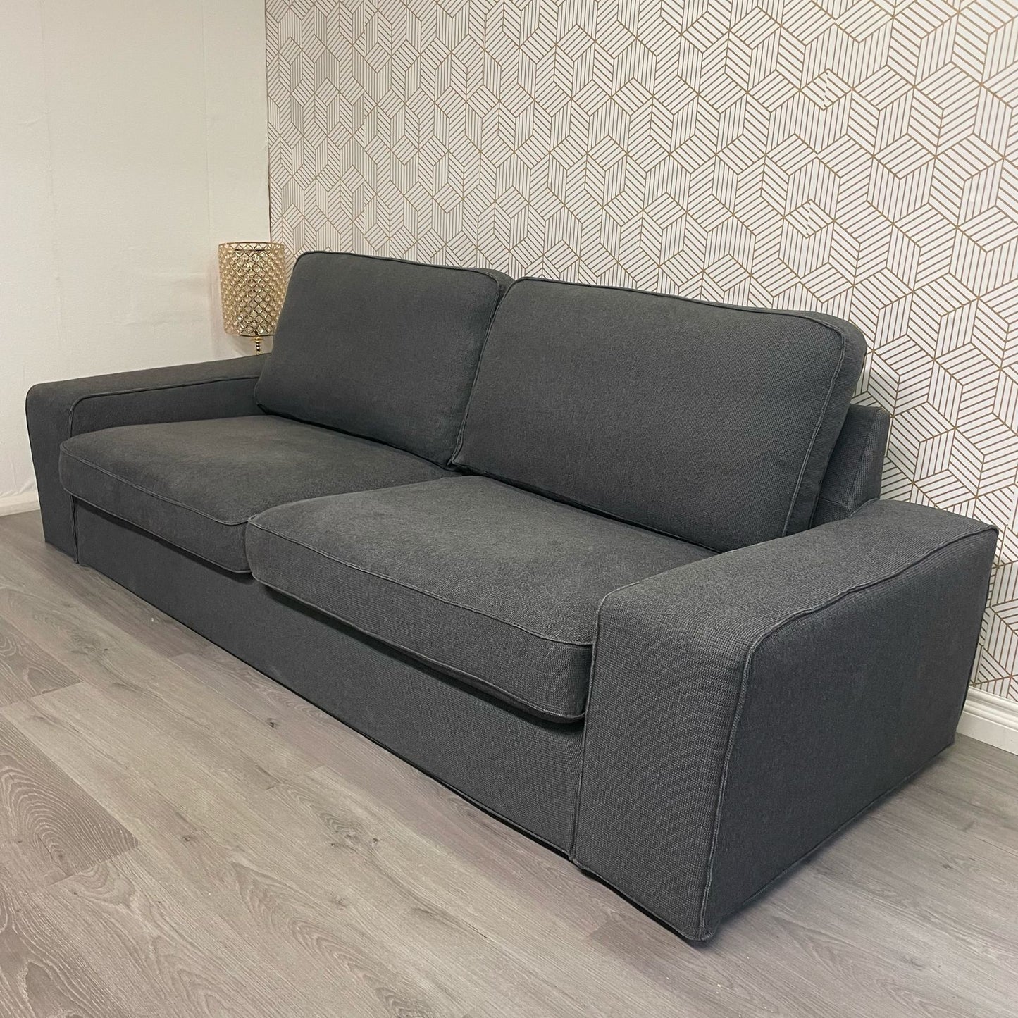 Canapé IKEA Kivik 3 Places Gris Foncé