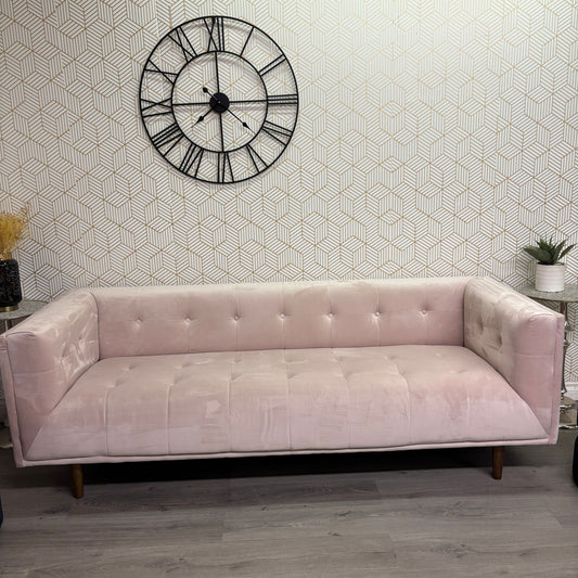 Canapé 3 places Lorettea de structube - Rose Pâle