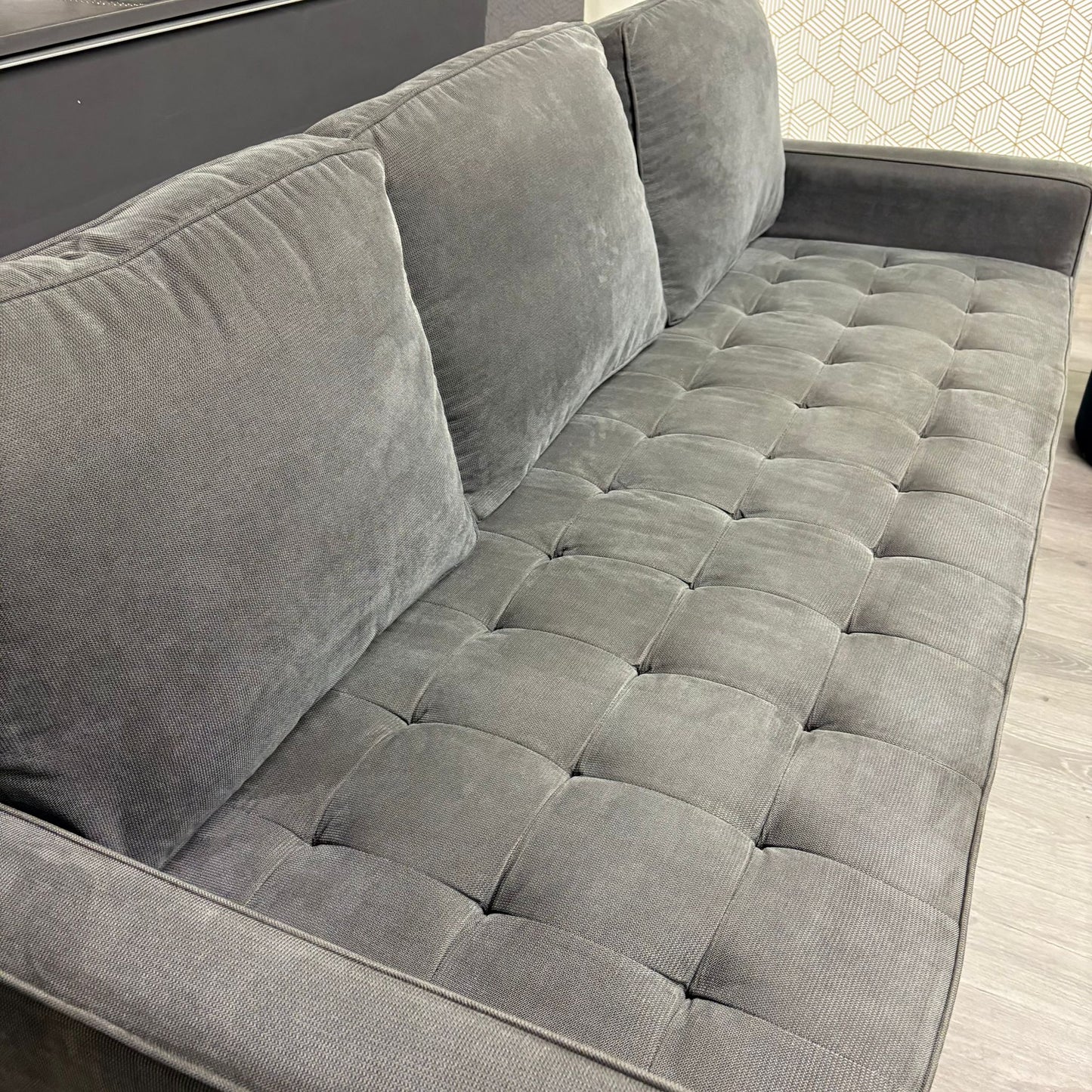 Canapé 3 places en velour