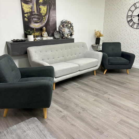 Ensemble de Salon – Canapé et Deux Fauteuils