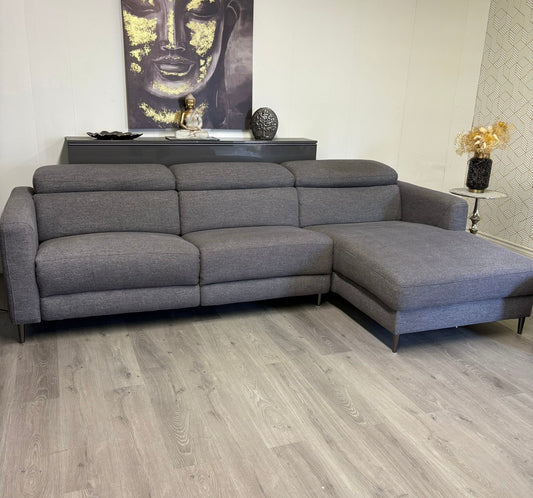 Canapé Sectionnel Gris Électrique