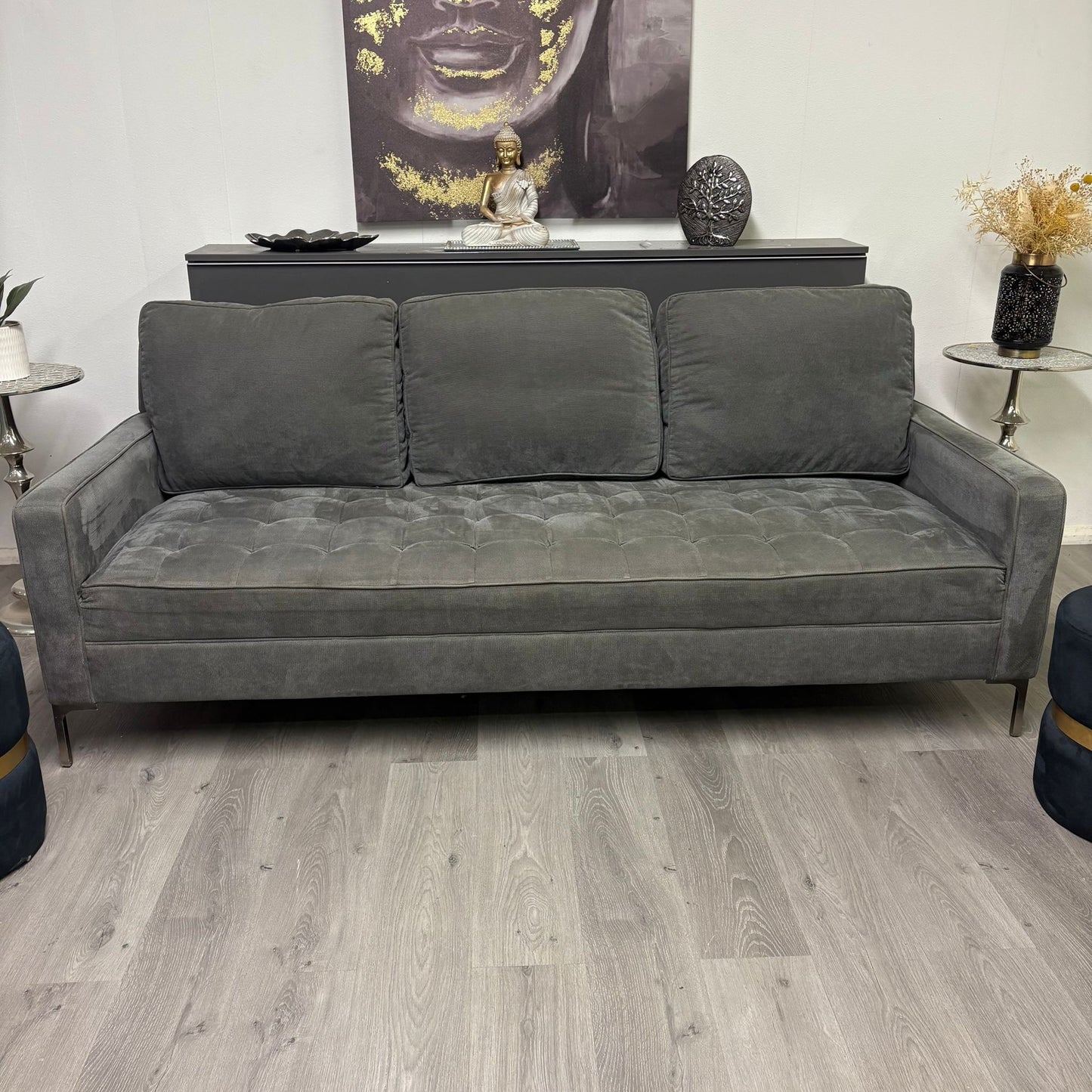 Canapé 3 places en velour