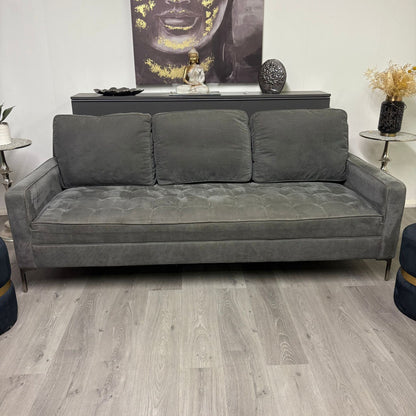 Canapé 3 places en velour