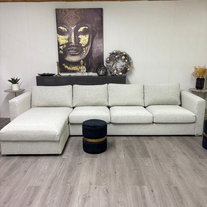 Canapé 4 places av méridienne IKEA FINNALA, Gunnared beige