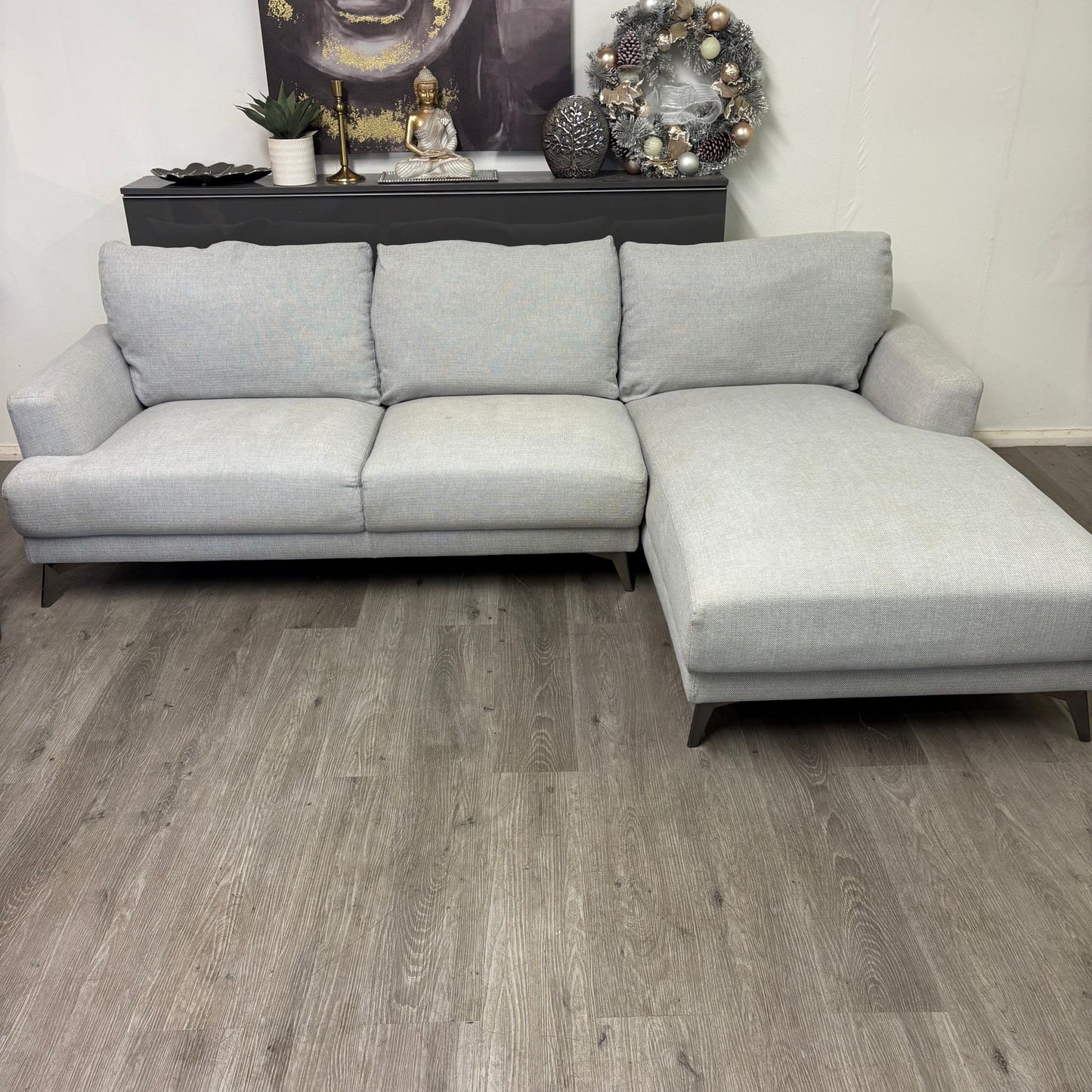 Canapé sectionnel Structube Gris Blanc