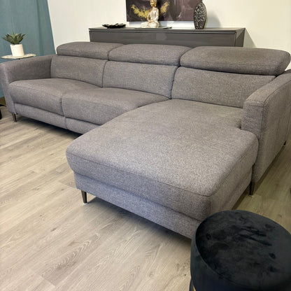 Canapé Sectionnel Gris Électrique