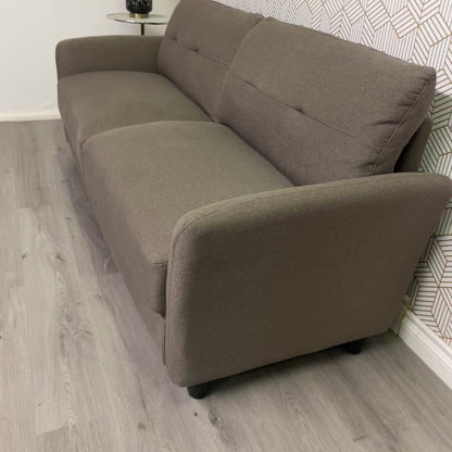 Canapé Zinus Contemporain 3 places – Marron